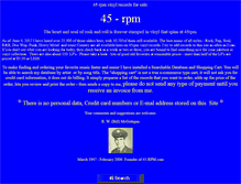 Tablet Screenshot of 45-rpm.com